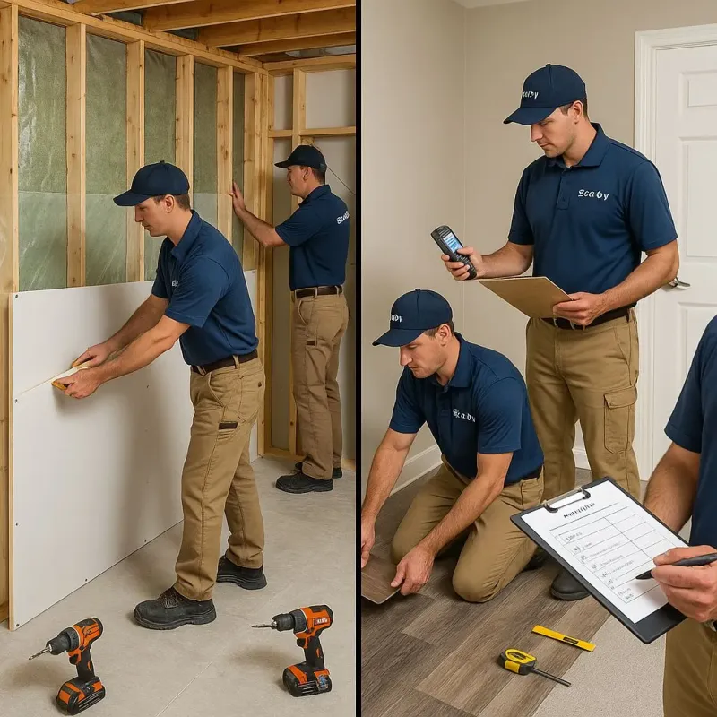 Repairs and Reconstruction process in Warrenville, IL